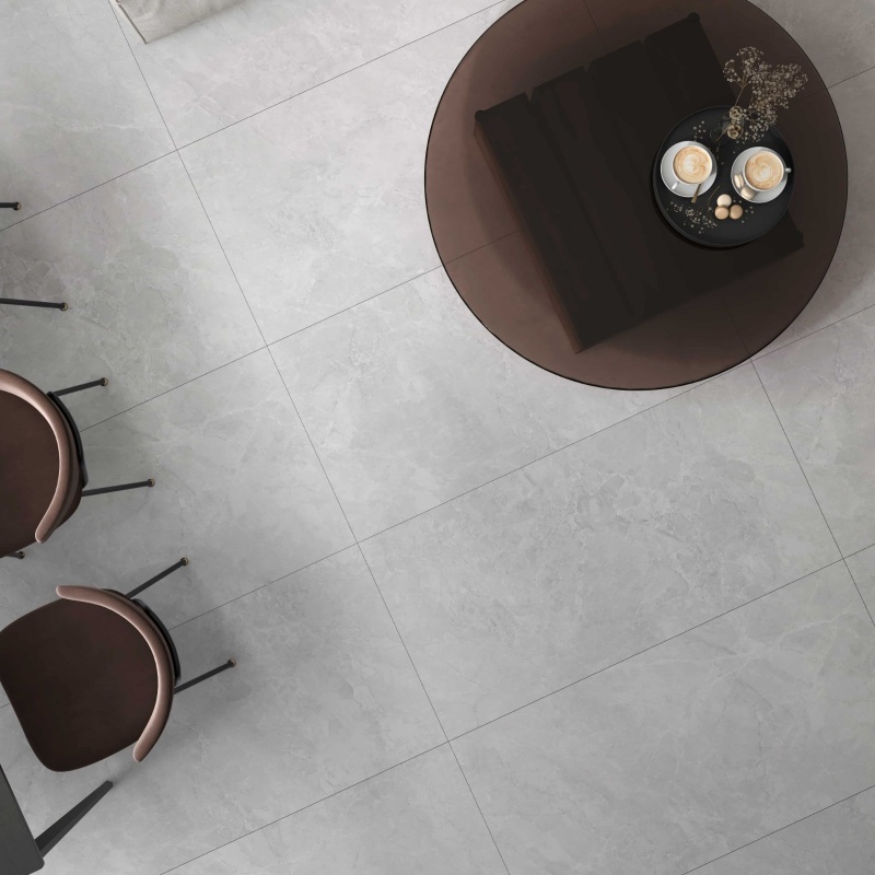 Chic Polished 60X60 Floor Tile Glossy Look for Interior Spaces