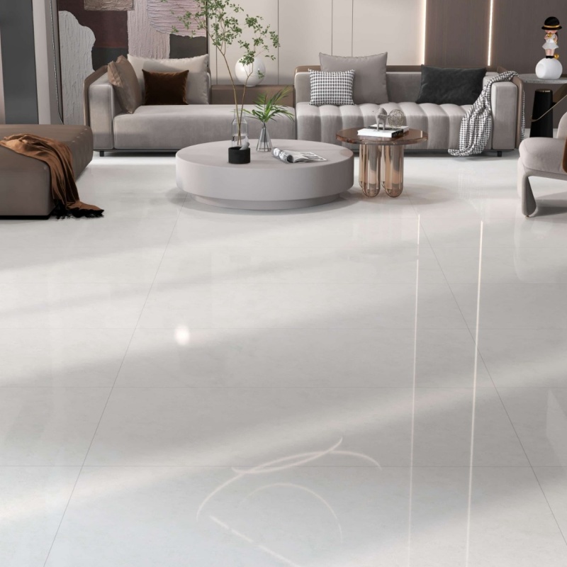 Elegant Marble Effect Porcelain Tile for Luxury Interior Spaces