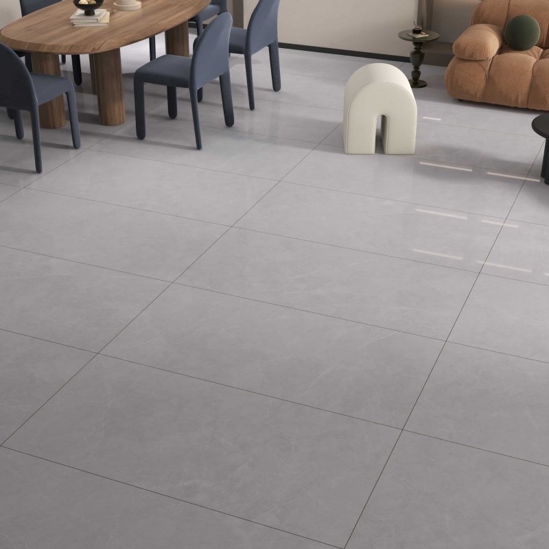 Glossy Finish Marble Design Porcelain Tile for Engineering Projects