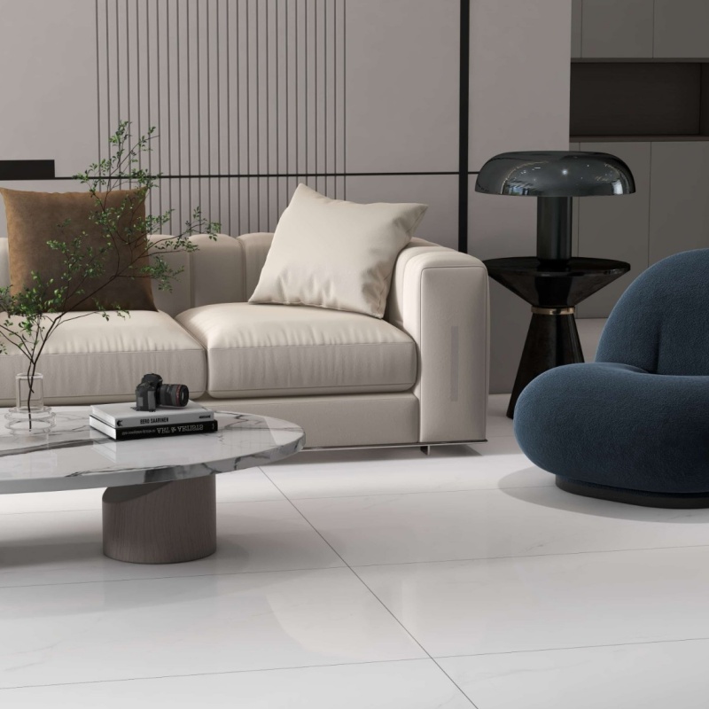 600X600 Porcelain Floor Marble Glazed Ceramic Tiles in Factory