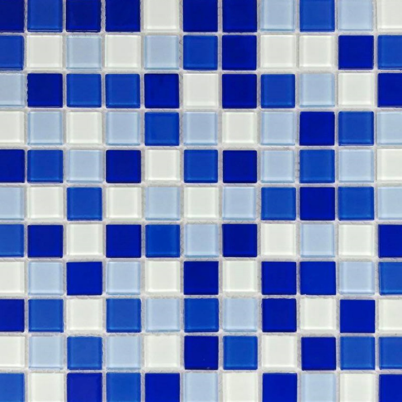 25X25 Popular Design Ice Crack Ceramic Mosaic Swimming Pool Mosaic Tiles