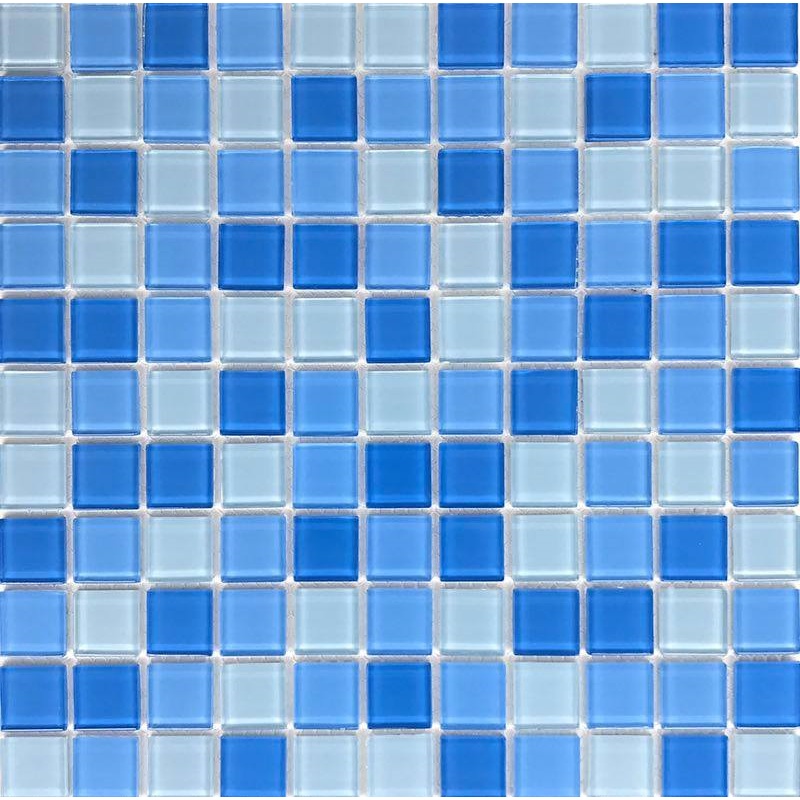 Good Quality Fancy Design Glass Mosaic Tiles Swimming Pool Tiles Glossy Shiny Surface