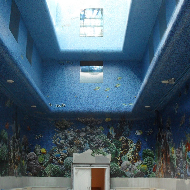 Zf Swimming Pool Tile Ceramic Mosaic Tile Corners Edges Corner Tiles Made in China