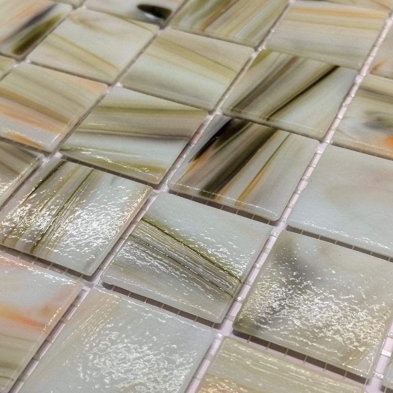 Wholesale Porcelain Ice Crackle Mosaic Tile Mosaic Swimming Pool Tiles