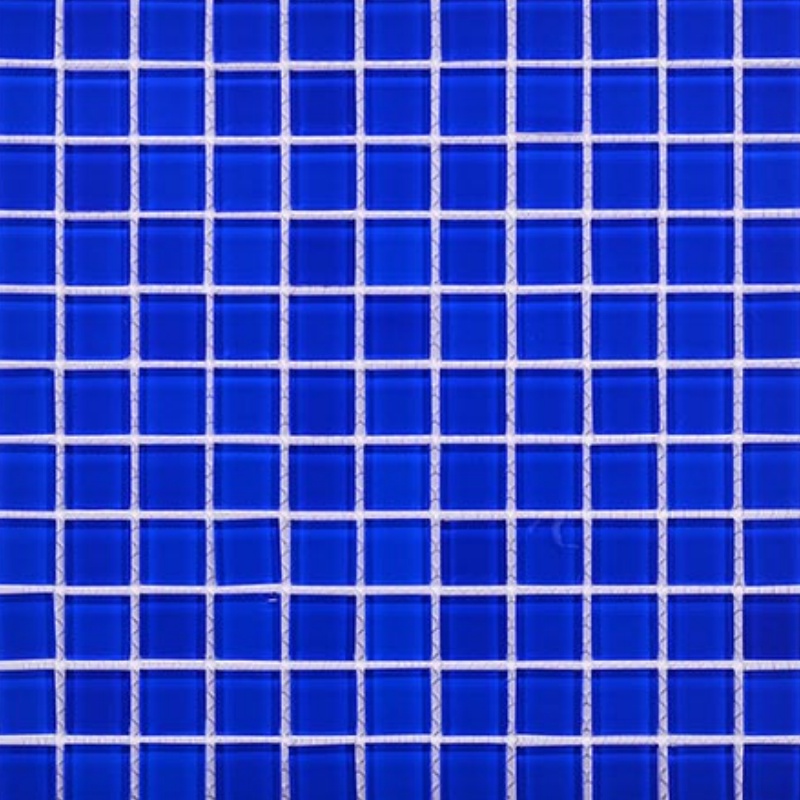 Bathroom Swimming Pool 48mm*48mm Blue Ceramics Mosaic