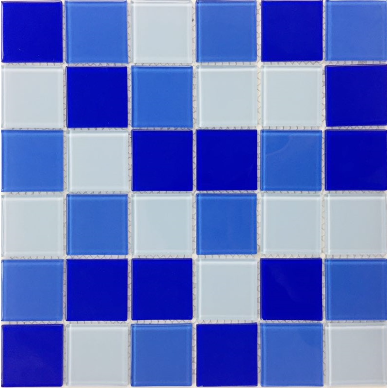 25X25 Popular Design Ice Crack Ceramic Mosaic Swimming Pool Mosaic Tiles