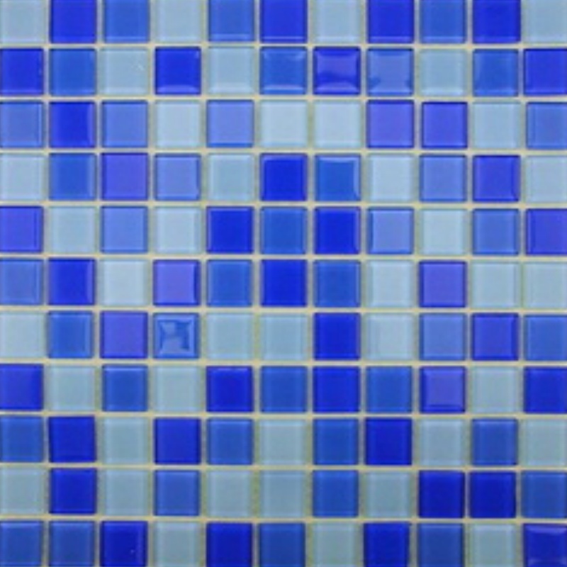 Good Price China Factory Iridescent Tiles Glass Mosaic Tiles for Swimming PoolV