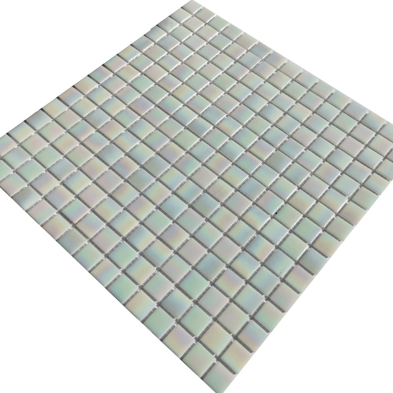 Wholesale Price Outdoor Grenn&Blue Color Crystal Glass Swimming Pool Mosaic Tile