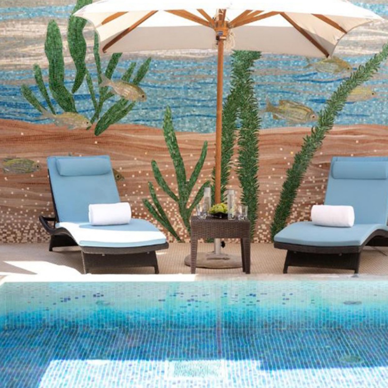 Many Patterns Swimming Pool Puzzle Series Ceramic Mosaic Tiles