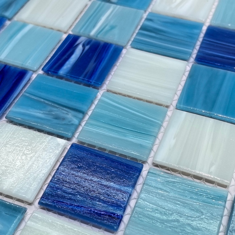 Wholesale Porcelain Ice Crackle Mosaic Tile Mosaic Swimming Pool Tiles