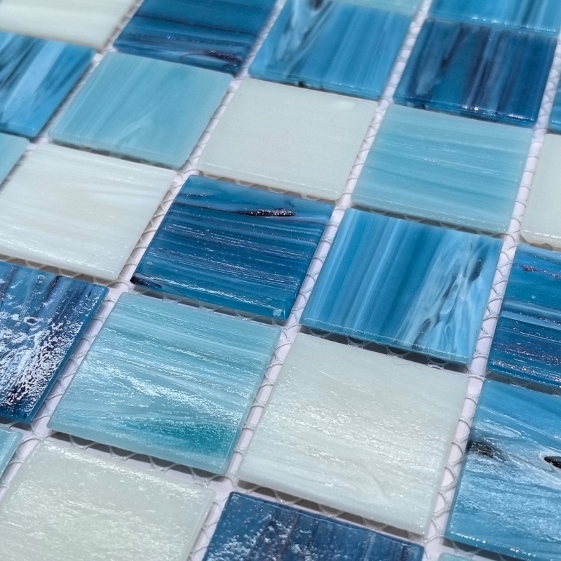 Ceiling Glass Mosaic Swimming Pool Mosaic Tiles