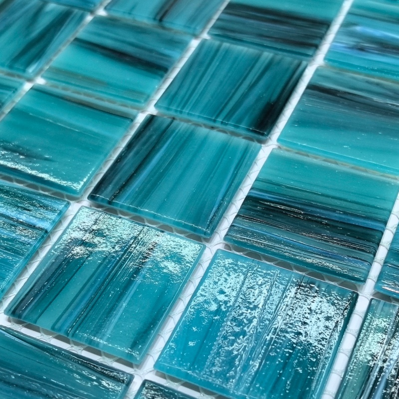 Wholesale Porcelain Ice Crackle Mosaic Tile Mosaic Swimming Pool Tiles