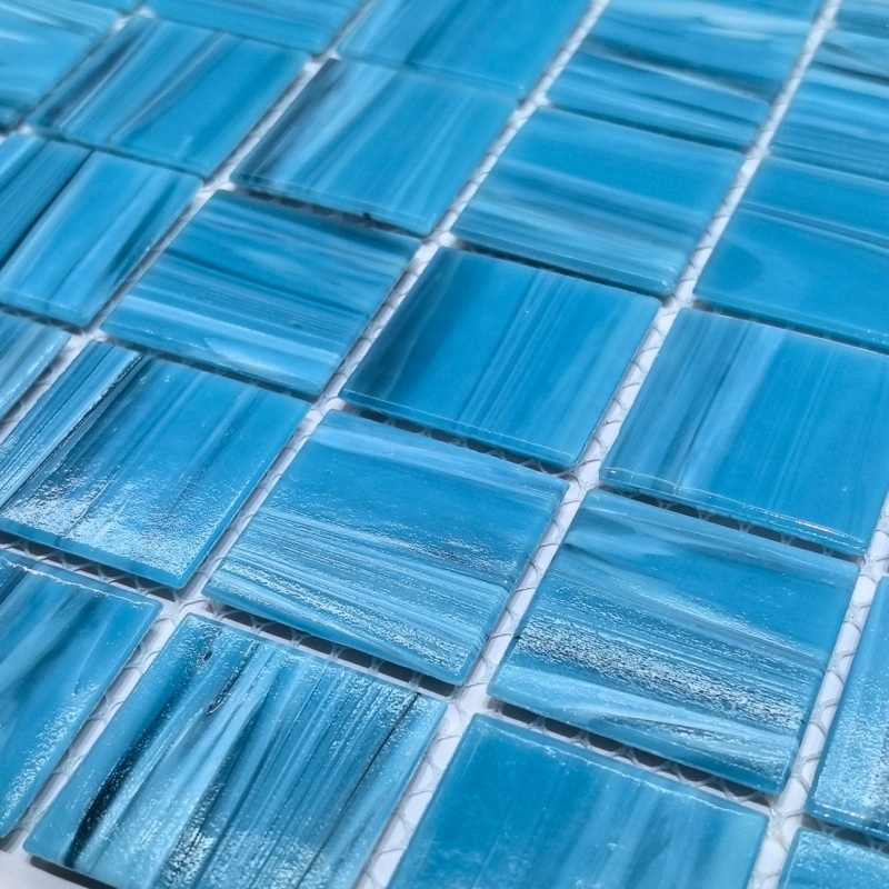 Wholesale Porcelain Ice Crackle Mosaic Tile Mosaic Swimming Pool Tiles