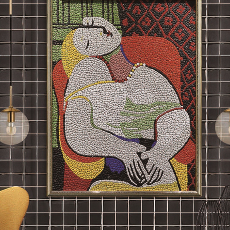 Premium Stainless Steel and Crystal Wall Mosaic Tiles