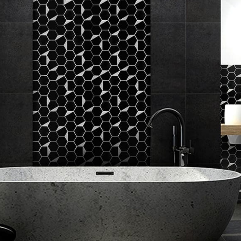 Elegant Mixed Stone Mosaic Tiles for Chic Wall Decor