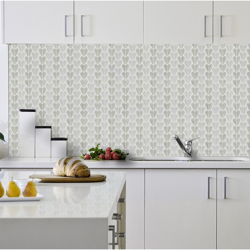 Contemporary Round Aluminum Mosaic Tiles for Elegant Spaces