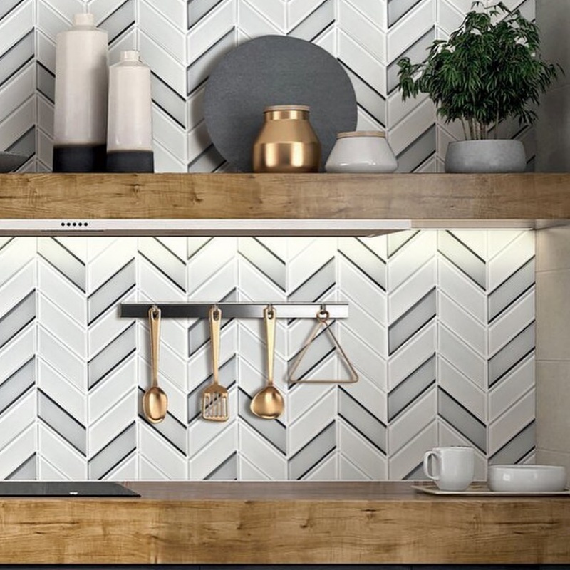 Contemporary Round Aluminum Mosaic Tiles for Elegant Spaces
