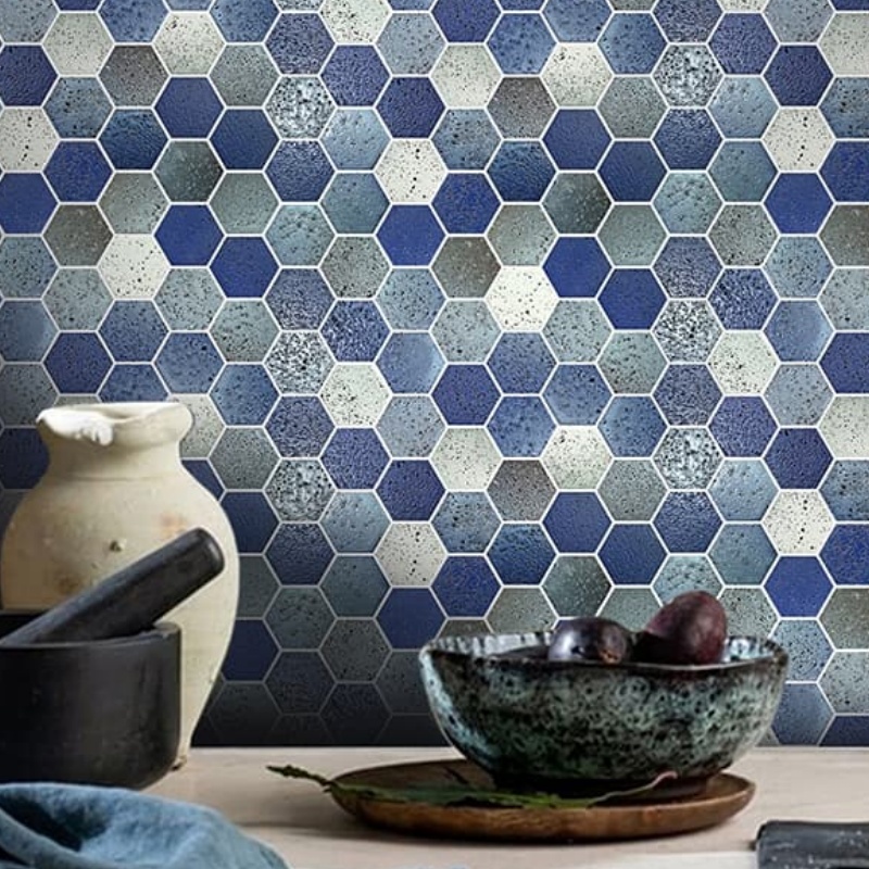 Stylish 3D Mosaic Metal Wall Art Boat Design for Home Decor