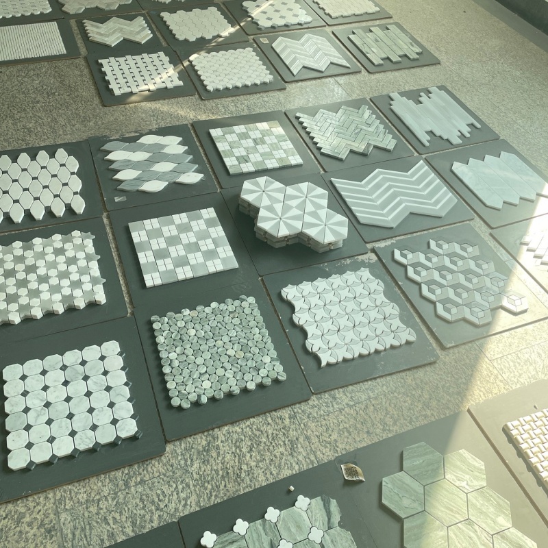 Stylish Aluminate and Stone Mosaic Tiles for Modern Interiors