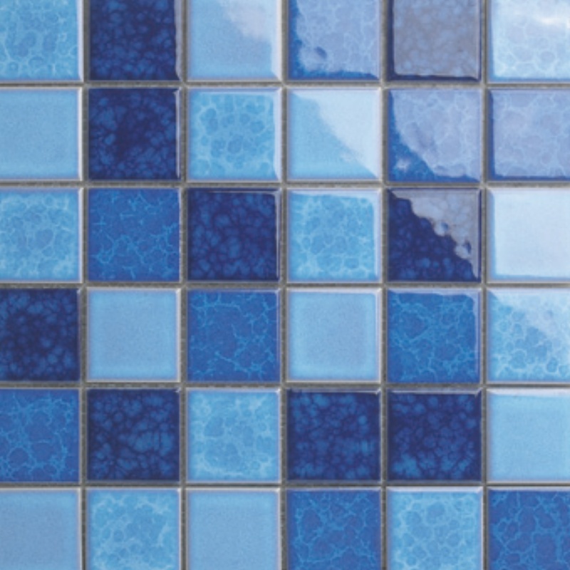 Factory High Quality Sector Glossy Glazed Green Polished Ceramic Mosaic Tile Kitchen Mosaic Bathroom Mosaic Decoration Mosaic