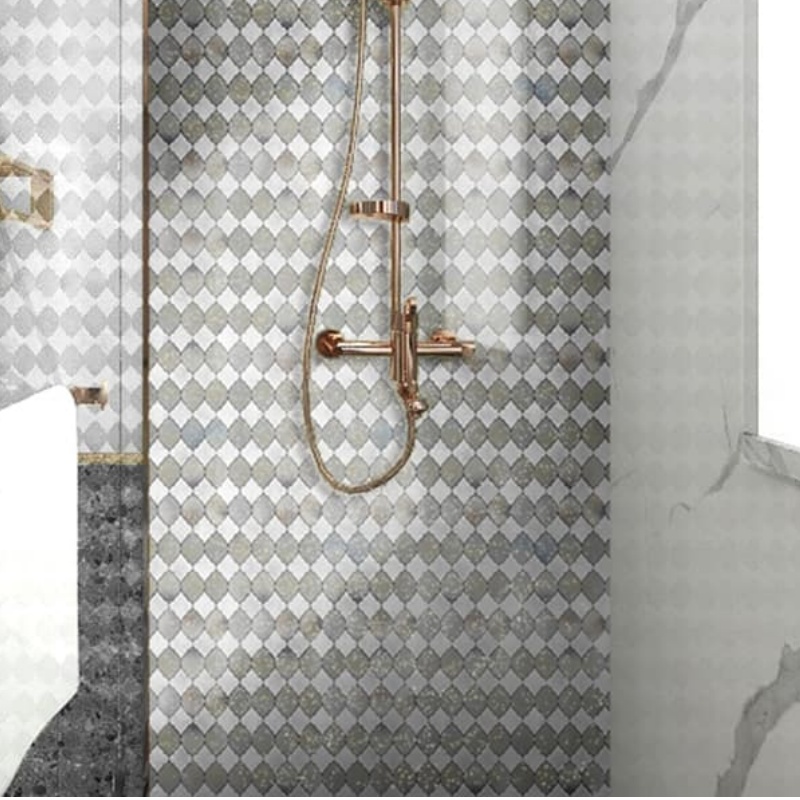 Stylish 3D Mosaic Metal Wall Art Boat Design for Home Decor