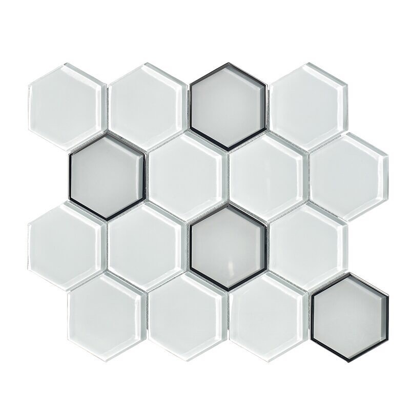 Contemporary Round Aluminum Mosaic Tiles for Elegant Spaces
