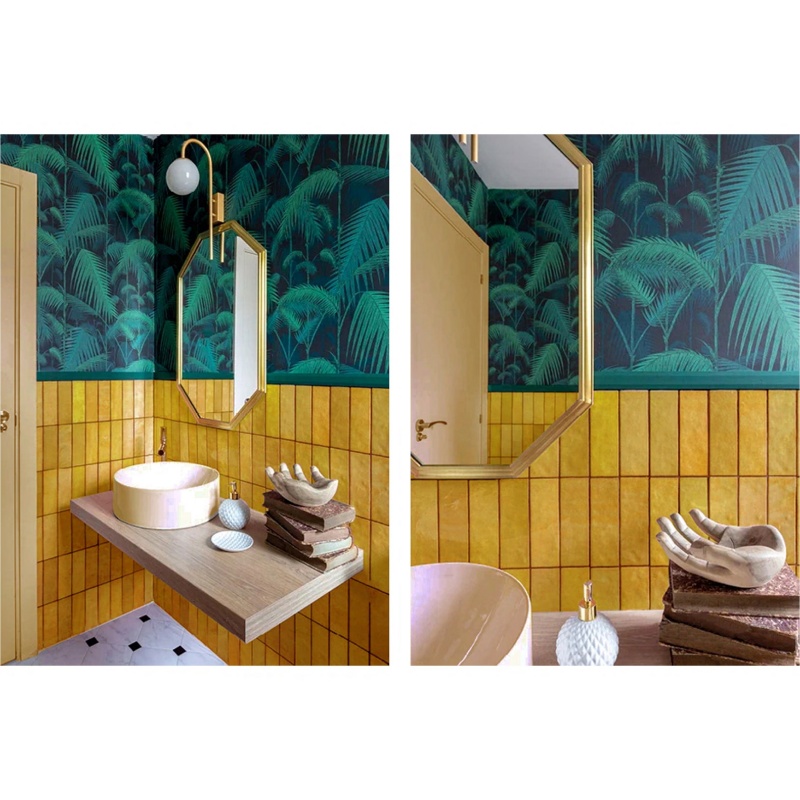 Stunning Iridescent Glass Mosaic Mirrors for Modern Kitchens