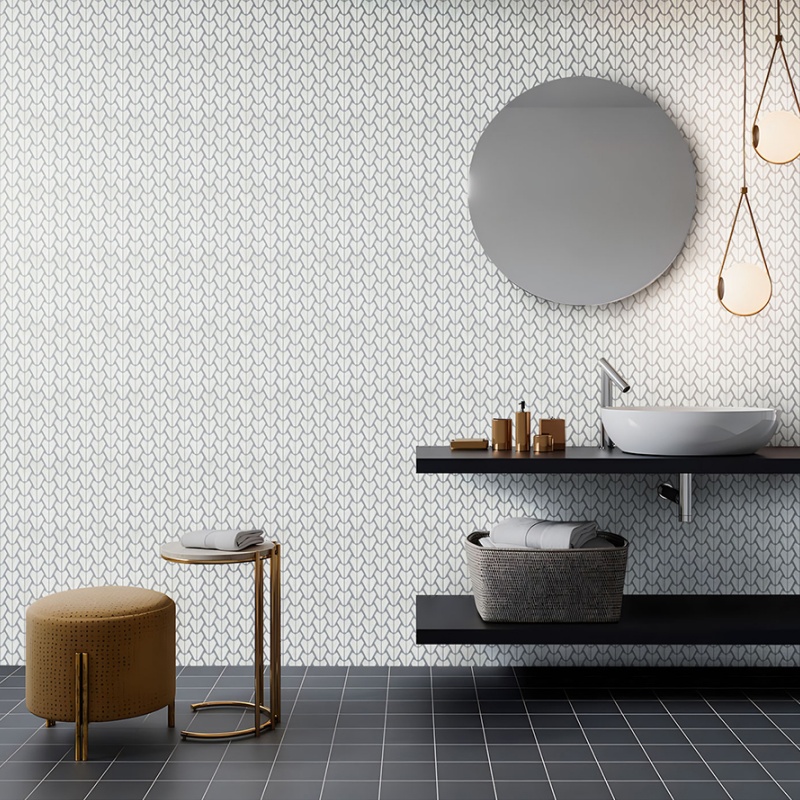 Premium Carrara White Marble Mosaic for Hotel Decor