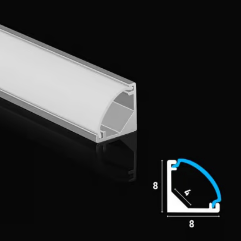 Alu-Tw6214 Gypsum Strip LED Channel LED Plaster Profile Recessed Drywall LED Aluminum Profile for Ceiling Wall