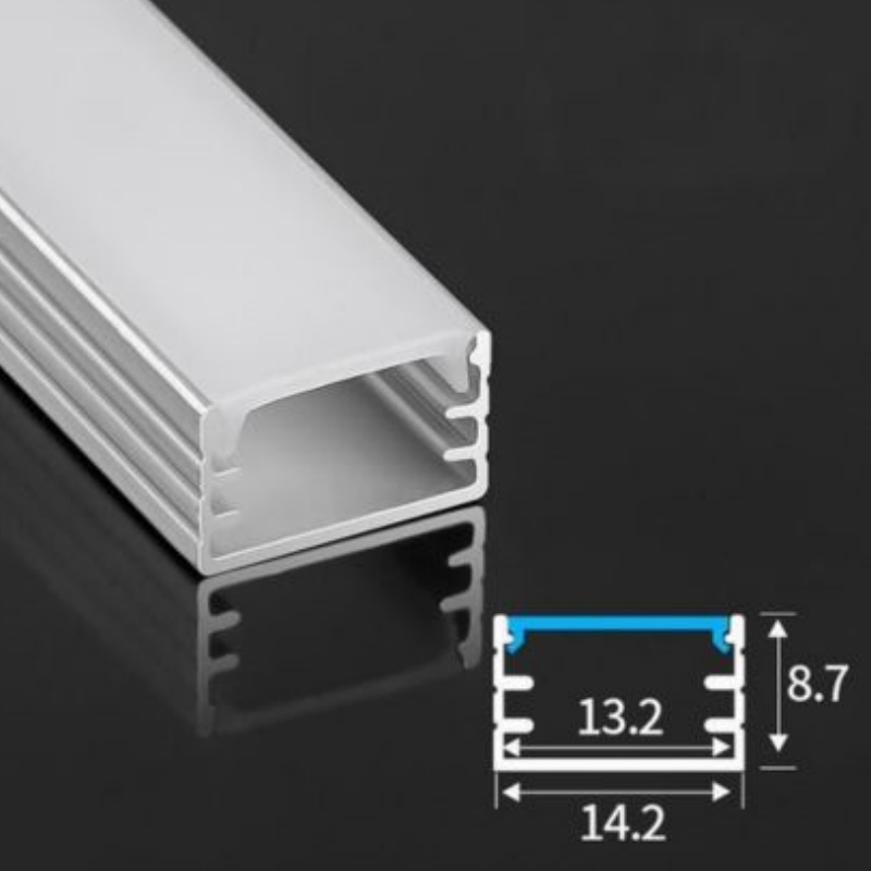 Trimless Plaster in Aluminum Extrusion Profile for U Shape LED Strip Profiles LED Bar Lights Aluminum Channel