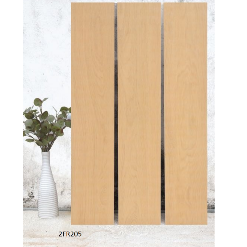 Wood Look Porcelain Floor Ceramic Wooden Tile with Low Water Absorption