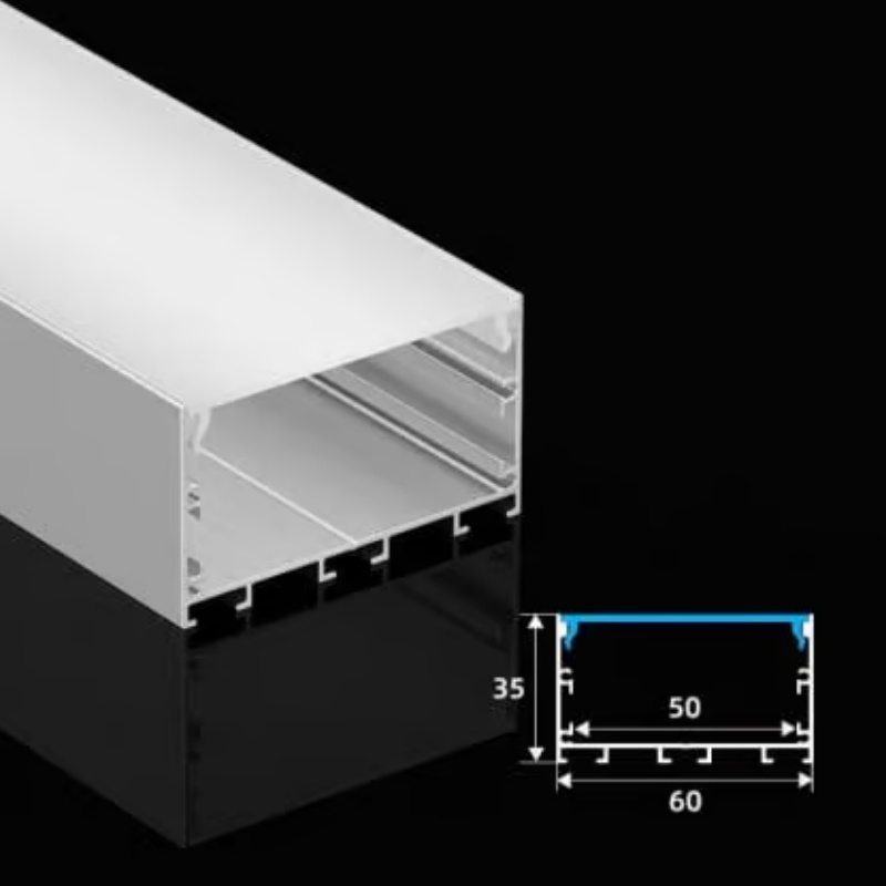 Ultra-Thin Laminate Light No-Slotted Wine Cabinet Closet LED Cabinet Light LED Aluminum Profile