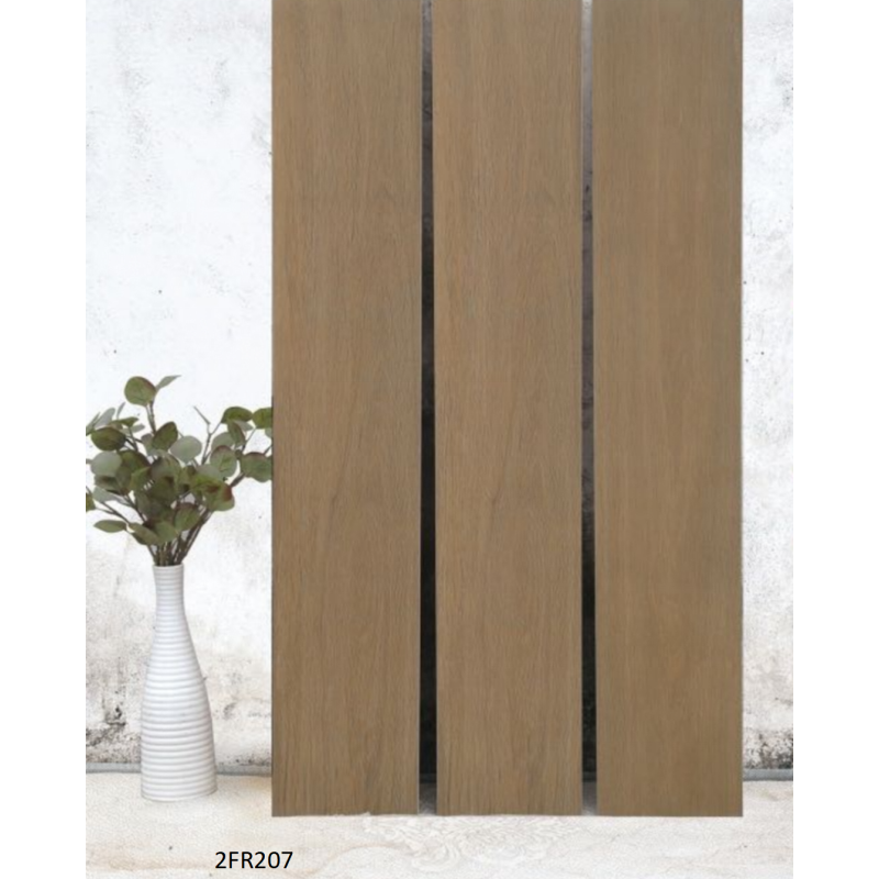 Factory Price 250X1500mm Brown Wood Look Porcelain Tiles Wholesale Wooden Tiles for Residential and Commercial Floors