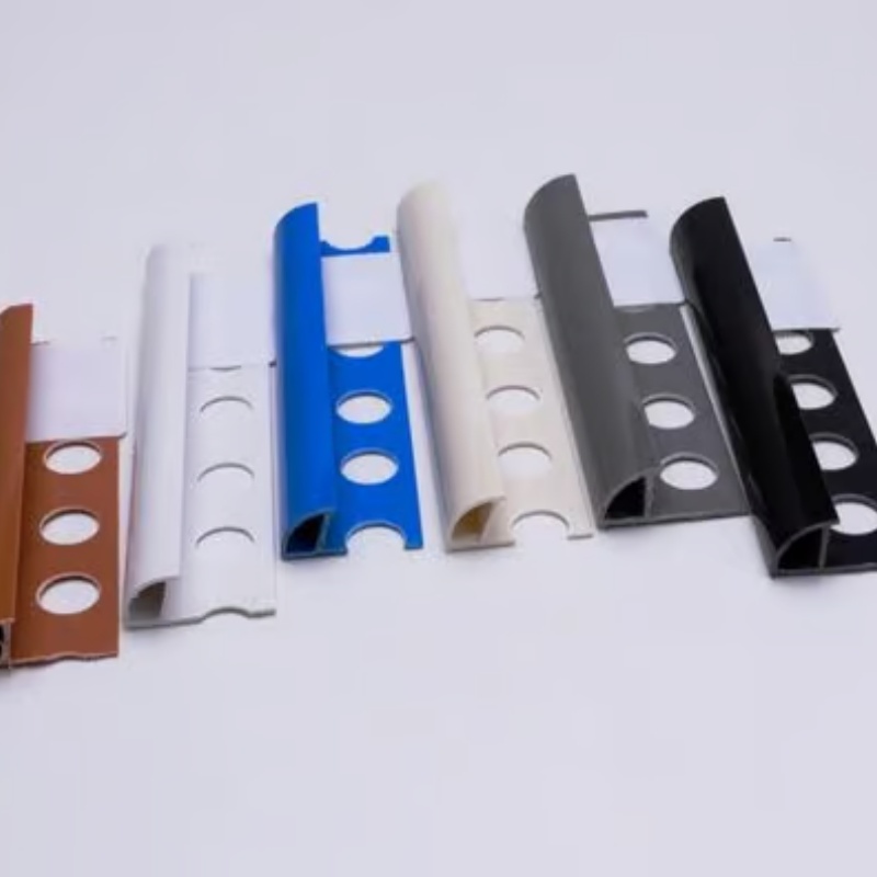 Factory Price Wholesale Customized Wall Corner Round Plastic PVC Tile Trim