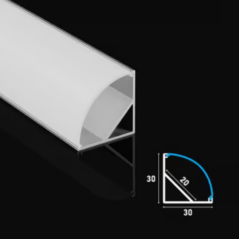 Alu-Tw6214 Gypsum Strip LED Channel LED Plaster Profile Recessed Drywall LED Aluminum Profile for Ceiling Wall