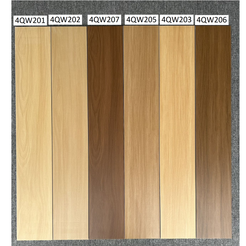Cost-Effective Cheap Wood Look Ceramic Floor Tile Glazed Tile for Africa Southeast Asia Projects and Wholesalers 200X1200mm 150X800mm 150X900mm 200X1000mm