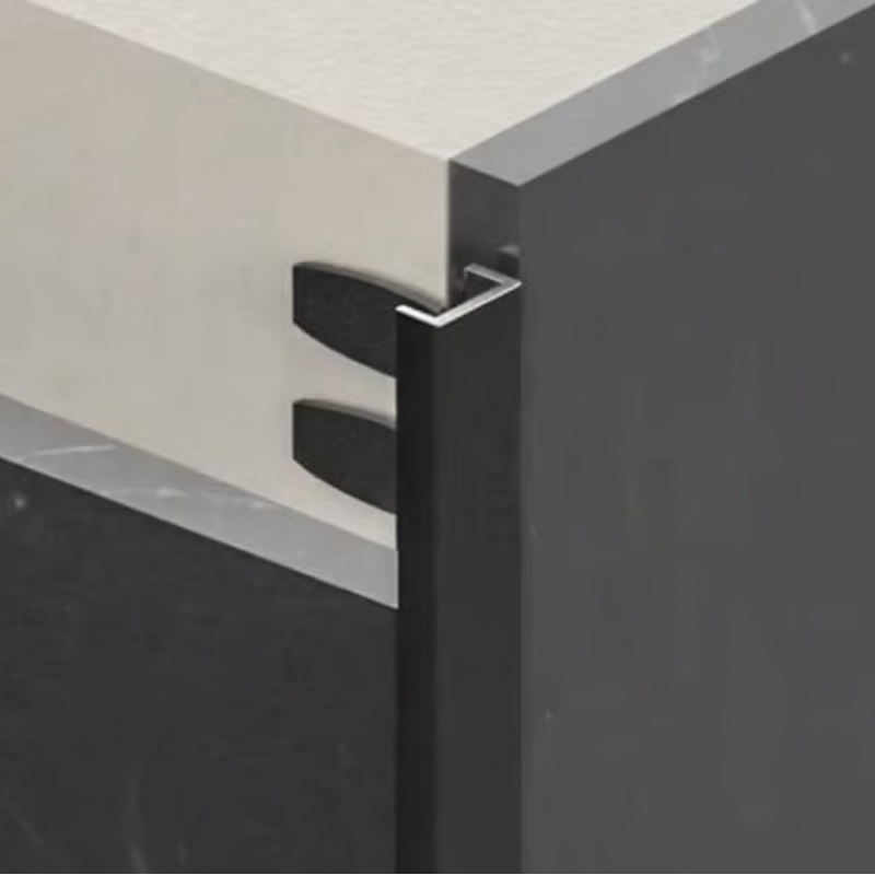 Aluminium LED Lighting Profile Ceramic Aluminium Tile Accessories Strips Wall Trim