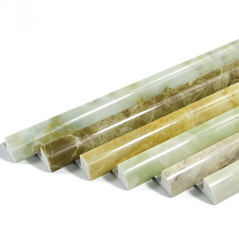 New Tile Corners Edge Plastic Transition Trim Round Edge PVC Tile Trim