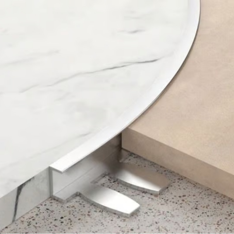 Aluminum U Channel Tile Trim Profile Aluminum Corner Trim Curved Tile Trim for Decorative
