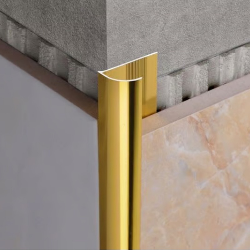 Aluminium LED Lighting Profile Alloy Tile Cover Strips Decor Wall Trim