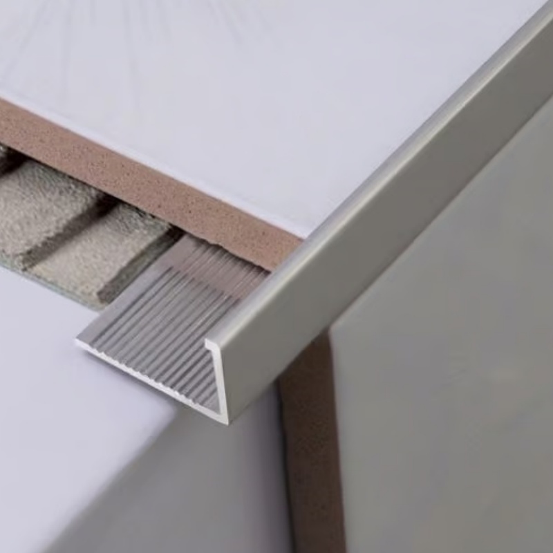 Modern Decorative Aluminium Alloy Wall Edging Strip Decorative Durable Aluminum Ceramic Trim