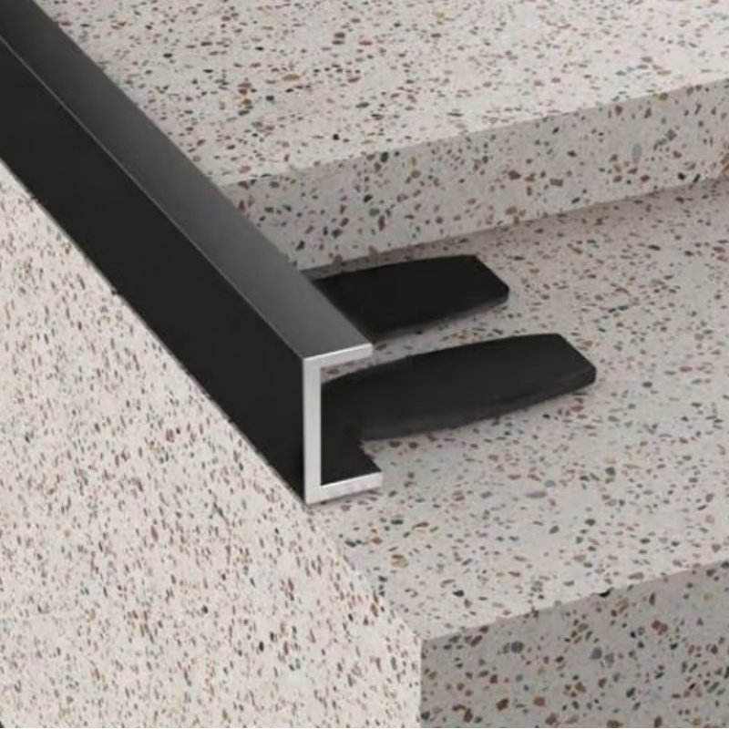 Aluminium LED Lighting Profile Ceramic Aluminium Tile Accessories Strips Wall Trim