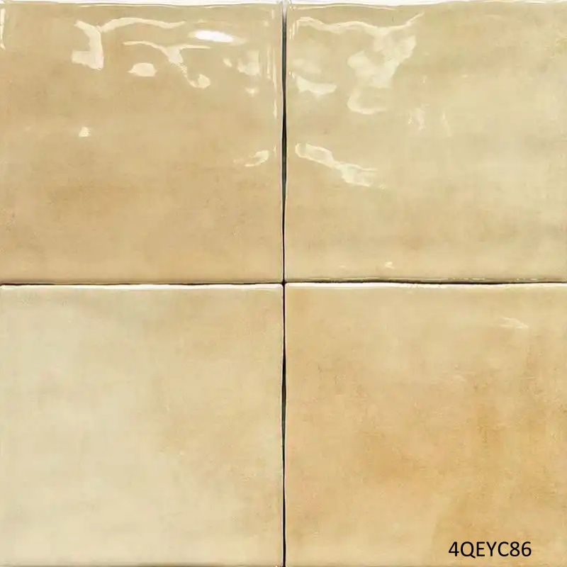 Best Selling Blue Glossy Glazed Living Room Handmade Look Tile