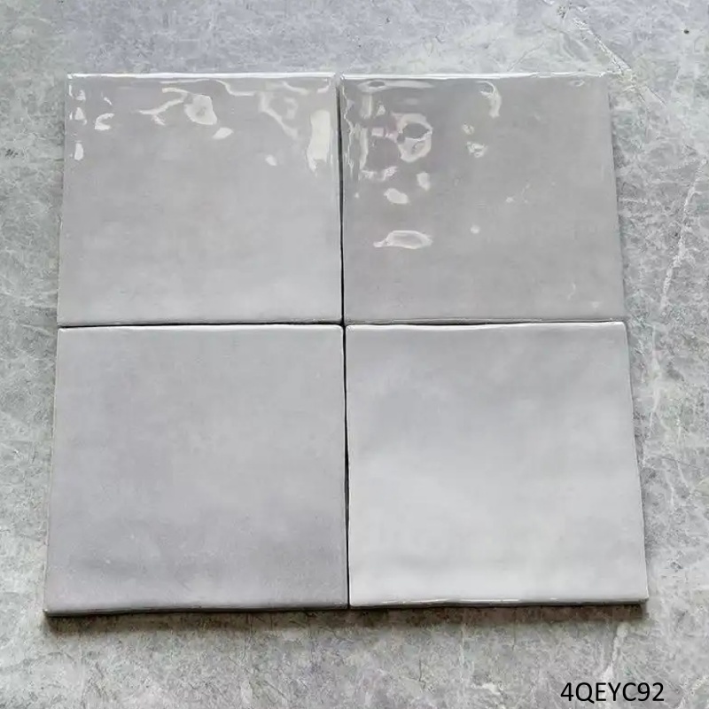50X200mm Pink Ceramic Handmade Interior Wall Tiles