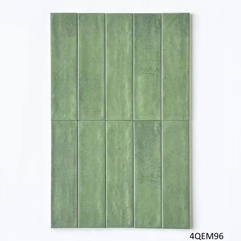 Handmade Look Gloss White Classic Style Bathroom Ceramic Wall Tiles