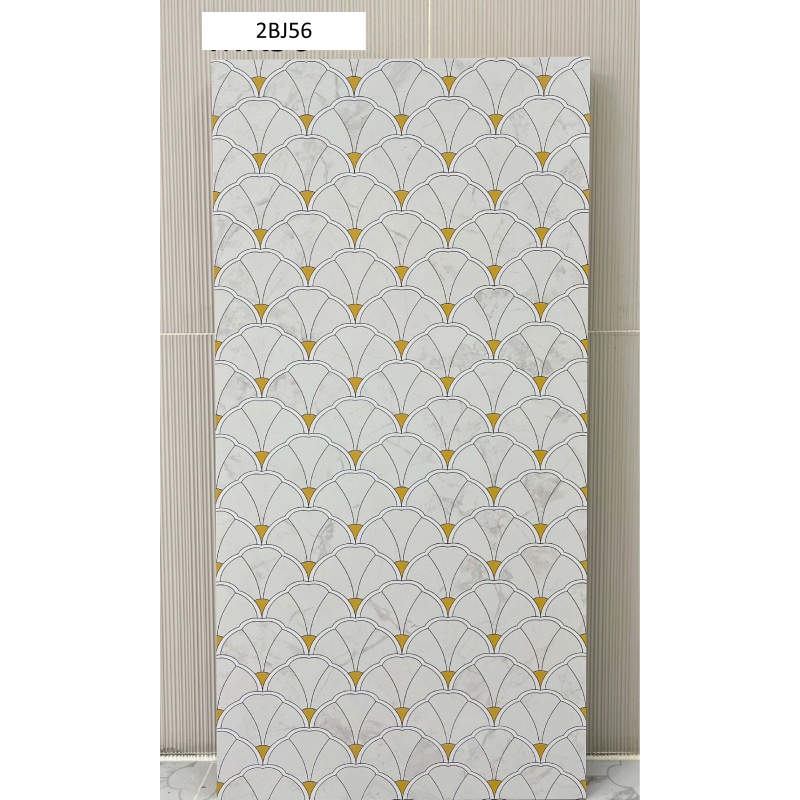 Foshan Crystal Decor Marble Ceramica Polish Porcelain Gold Ceramic Tile