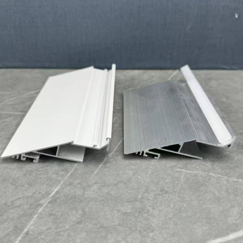 Aluminium Baseboard Profile Protector 80mm Decorative Wall Baseboard