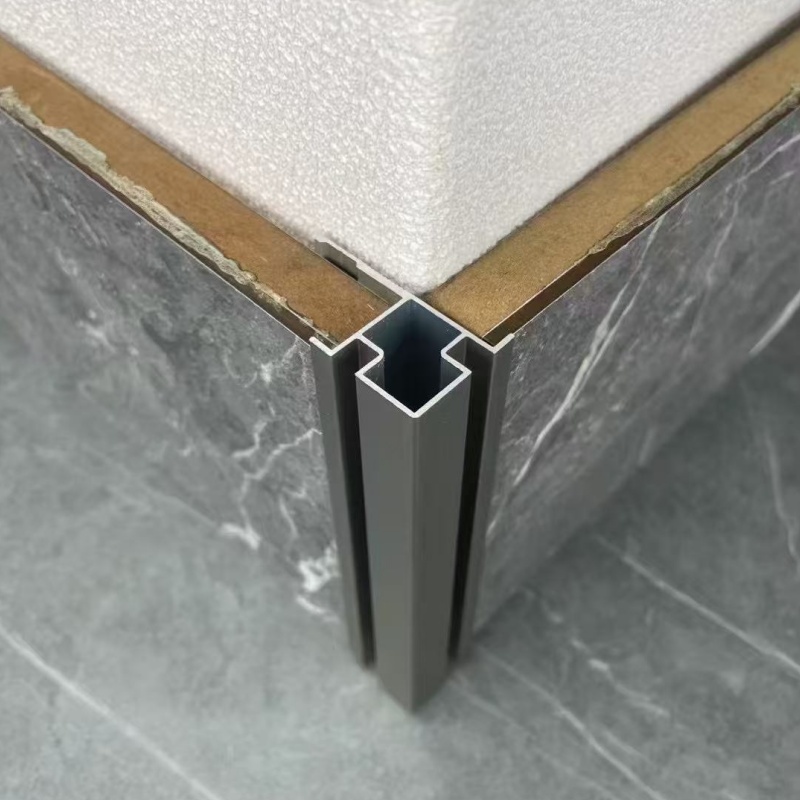Durable Aluminimum Alloy Flexible Profile  Metal Carpet Transition Strip for Flooring Ramp Tile Trim