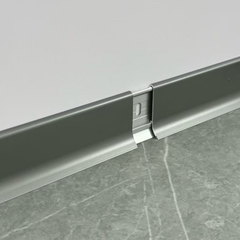 Wall Baseboard Molding Metal Cheap Waterproof Aluminium Profiles Interior Decorative Strip Near Me Floor Accessories Trim Interior Modern Skirting Board