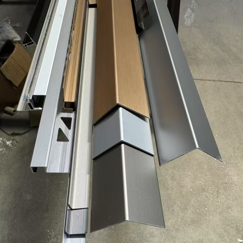 Metal Shower Profile F Shape Tile Strip Width Drywall Plaster Industrial of Bathroom Aluminum Window Frame Profiles Types Trim